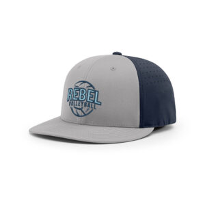 NE Volleyball Richardson Pro Lite FlexFit Cap Split-Grey/Navy