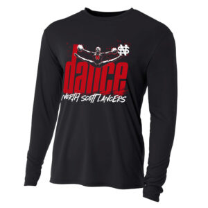 NS Dance Adult Cooling Performance long sleeve Crew Tee-Black