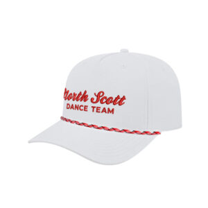 NS Dance ICON performance rope golf cap-White/Red/White/Black