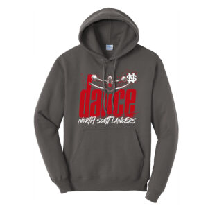 NS Dance Unisex Fleece Hooded Sweatshirt-Charcoal
