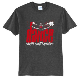 NS Dance Unisex Short Sleeve Tee-Dark Heather Grey
