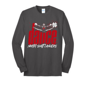 NS Dance Unisex Cotton Long Sleeve Tee-Charcoal