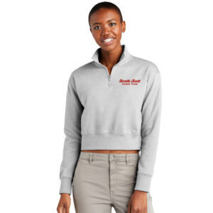 NS Dance District Women’s V.I.T. Fleece 1/2-Zip-Light Heather Grey