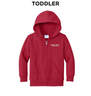 NS Dance Toddler Full-Zip Hooded Sweatshirt-Red
