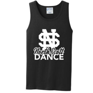 NS Dance Men Core Cotton Tank Top-Black