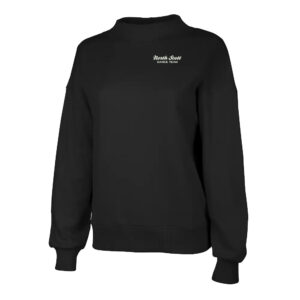 NS Dance Charles River Women’s Willow Mock-Neck Sweatshirt-Black