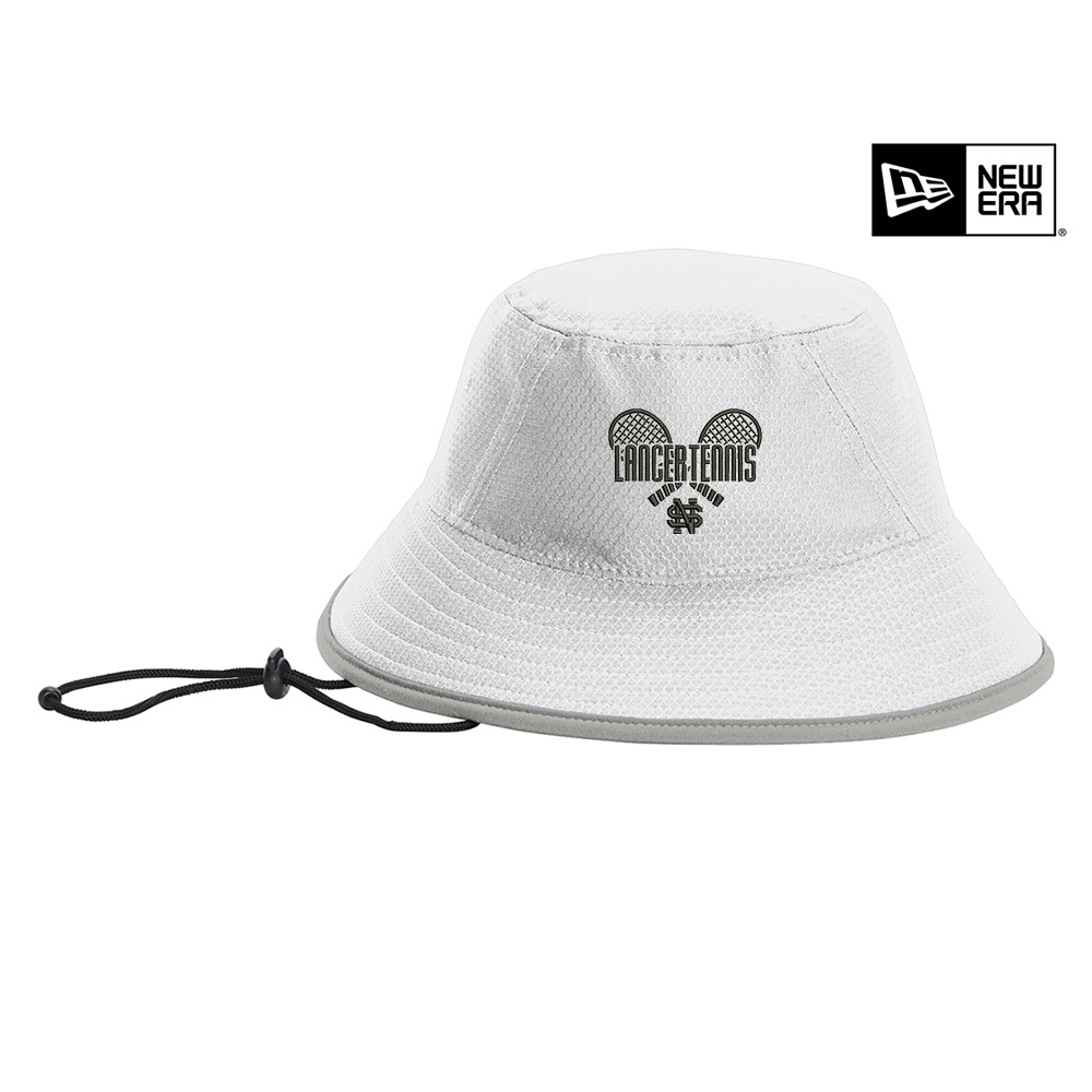 NS Tennis New Era Hex Era Bucket Hat-White/Grey