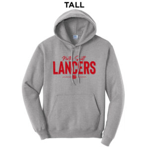 NS Tennis Tall Fleece Hooded Sweatshirt-Athletic Heather
