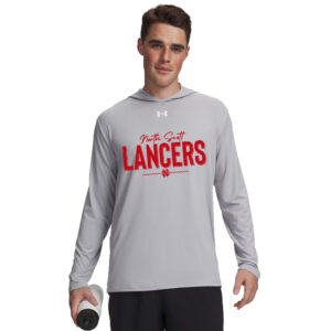 NS Tennis Under Armour Mens Team Vanish Performance Hoodie-Mod Grey