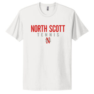 NS Tennis Unisex Premium Short Sleeve Tee-White