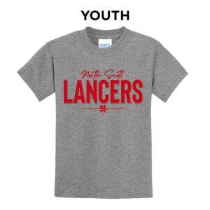 NS Tennis Youth Short Sleeve Tee-Athletic Heather
