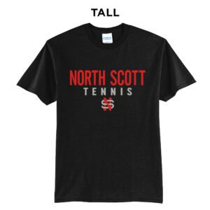 NS Tennis Tall Short Sleeve Tee-Black