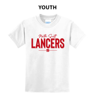 NS Tennis Youth Short Sleeve Tee-White