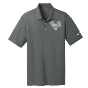 NS Tennis Nike Golf Dri-Fit Vertical Mesh Polo Men-Anthracite