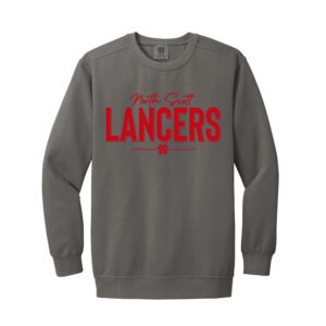 NS Tennis Comfort Colors Garment-Dyed Fleece Crew-Grey