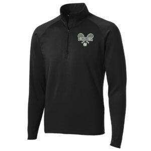 NS Tennis Sport-Tek Sport-Wick Stretch 1/2-Zip Pullover Men-Black