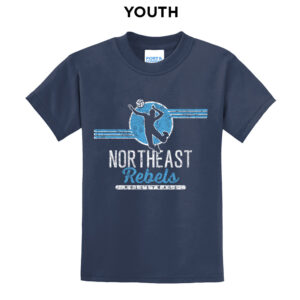 Northeast Volleyball Youth Short Sleeve Tee – Navy
