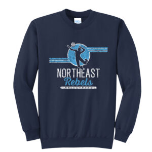 Northeast Volleyball Unisex Core Fleece Crewneck Sweatshirt – Navy