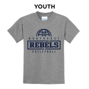 Northeast Volleyball Youth Short Sleeve Tee – AthleticHeatherGrey