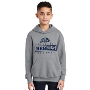 Northeast Volleyball  Youth Hooded Sweatshirt – AthleticHeather