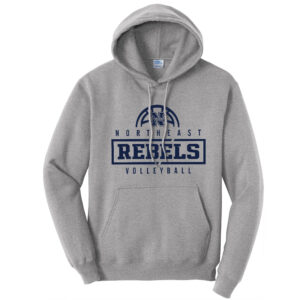 Northeast Volleyball Unisex Classic Core weight Cozy Pullover Hooded Sweatshirt – AthleticHeatherGrey