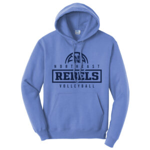 Northeast Volleyball Unisex Classic Core weight Cozy Pullover Hooded Sweatshirt – Carolina Blue