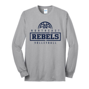 Northeast Volleyball Unisex Long Sleeve Core Blend T Shirt – Ash