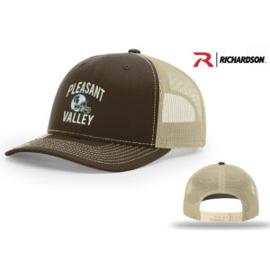 PV Football Richardson Pro Crown Mesh Back Adjustable back cap – SPLBrownKhaki