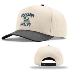 PV Football Richardson Full Fabric 5 Panel Champ Cap – CreamBlack