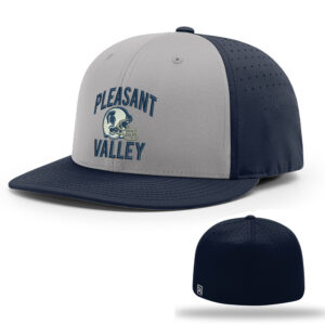 PV Football Richardson Pro Lite FlexFit Cap Alt front – AltGreyNavy