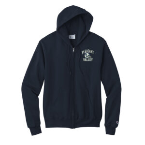 PV Football Champion® Powerblend® Full Zip Hooded Sweatshirt – Navy