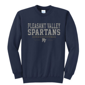 PV Football Unisex Core Fleece Crewneck Sweatshirt – Navy