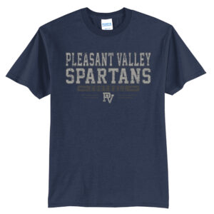 PV Football Unisex Short Sleeve Tee-Navy