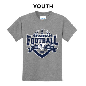 PV Football Youth Short Sleeve Tee – AthleticHeatherGrey