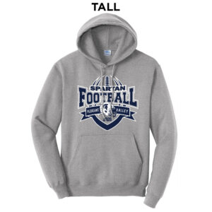 PV Football TALL Classic Pullover Hooded Sweatshirt – AthleticHeatherGrey