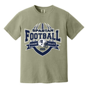 PV Football Comfort Colors Pigment Dyed Short Sleeve Shirt Unisex- Sandstone