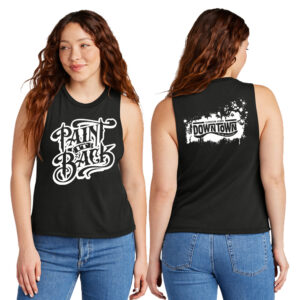 03. Paint it Back 2026 Women’s Tri-Blend Muscle Tank-Black