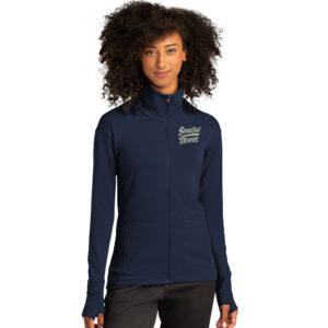 PV Spartan Tennis Sport Tek Ladies Sport Wick Flex Fleece Full Zip – TrueNavy