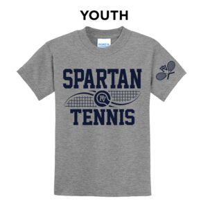 PV Spartan Tennis Youth Short Sleeve Tee – AthleticHeatherGrey
