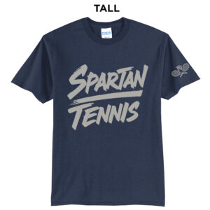 PV Spartan Tennis Tall Core Blend short Sleeve T Shirts – Navy