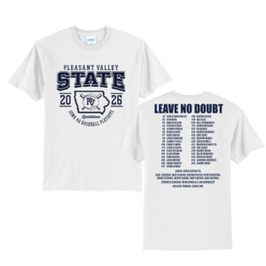 PV State Baseball Unisex Short Sleeve Tee-White