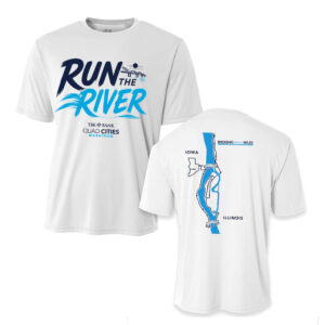 QC Marathon Adult Cooling Performance Tshirt-White