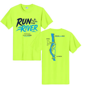QC Marathon Unisex Short Sleeve Tee-Safety Green