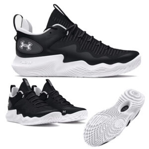 SH Volleyball PG UA Ace Low Women’s Volleyball Shoes-Black/Black/White
