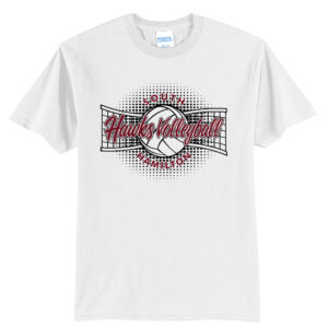 SH Volleyball PG Unisex Short Sleeve Tee-White