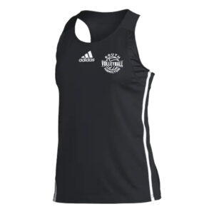 SH Volleyball PG Adidas Women’s Team Issue Track Singlet – Black/White