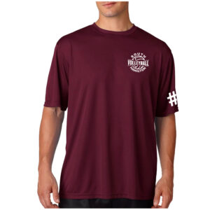 SH Volleyball PG Men Adult Cooling Performance Tshirt-Cardinal