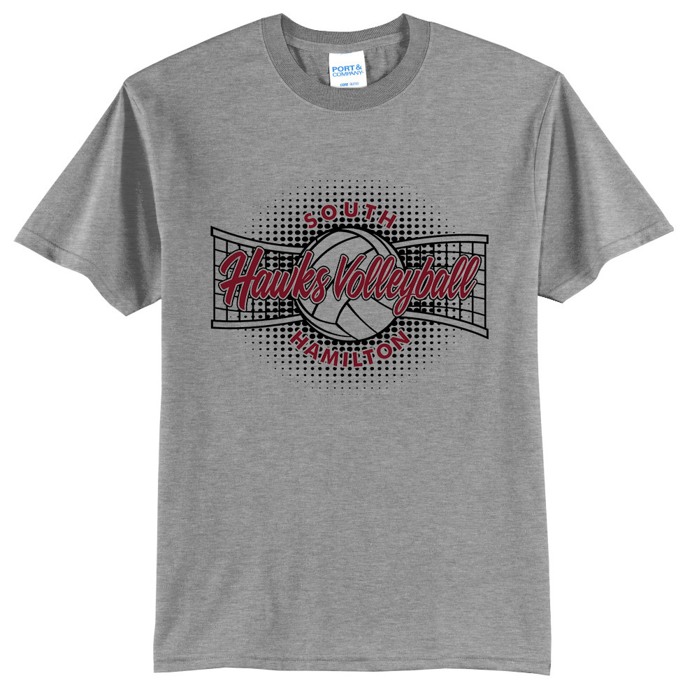 SH Volleyball PG Unisex Short Sleeve Tee-Atheltic heather