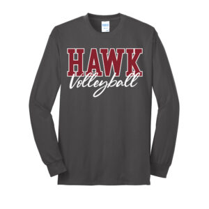 SH Volleyball Unisex Long Sleeve Core Blend T Shirt – Charcoal