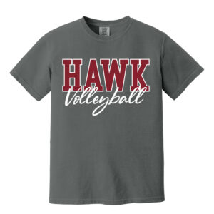 SH Volleyball UnisexComfort Colors Pigment Dyed Short Sleeve Shirt – Pepper